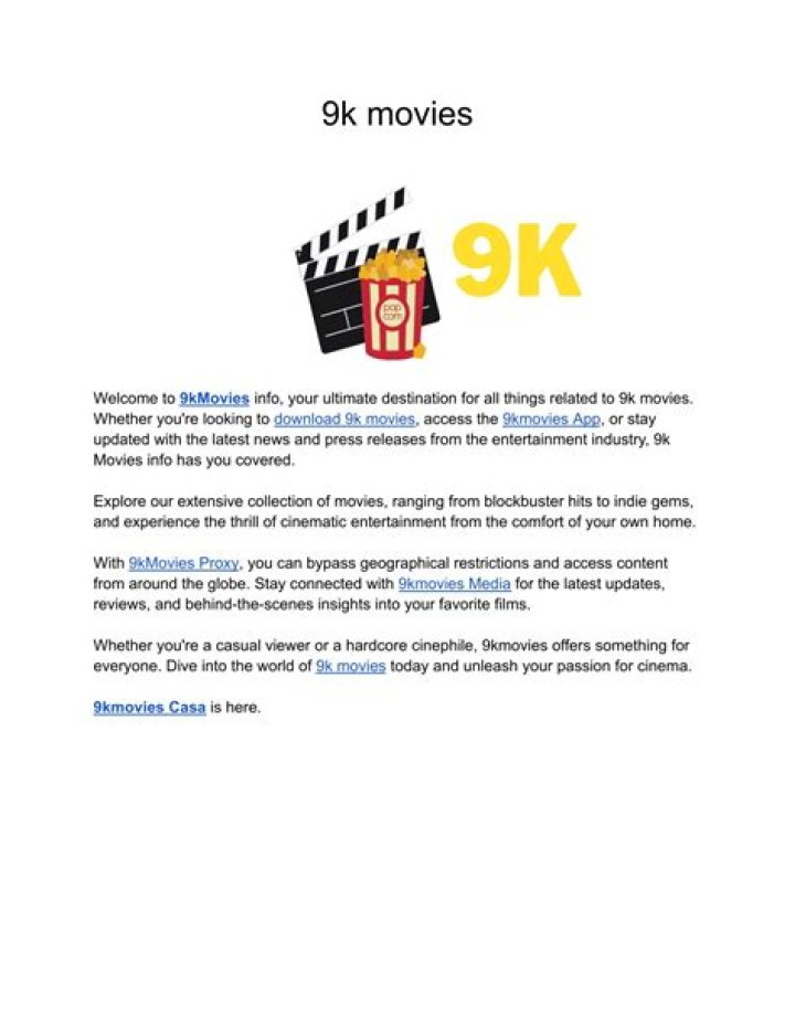 9kmovies Proxy: Your Ultimate Guide to Accessing Movies Online