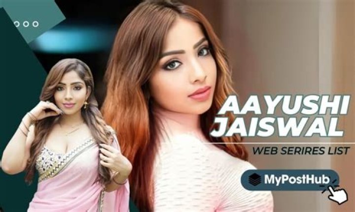Aayushi Jaiswal: Rising Star in Bollywood's Horizon