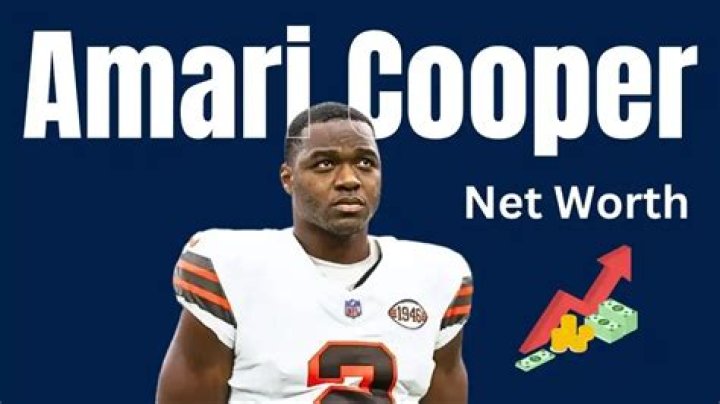 Amari Cooper Net Worth: An In-Depth Analysis of His Wealth and Career