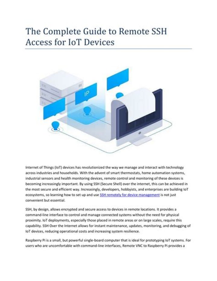 Best Remote IoT Device SSH: Your Ultimate Guide to Secure Connectivity