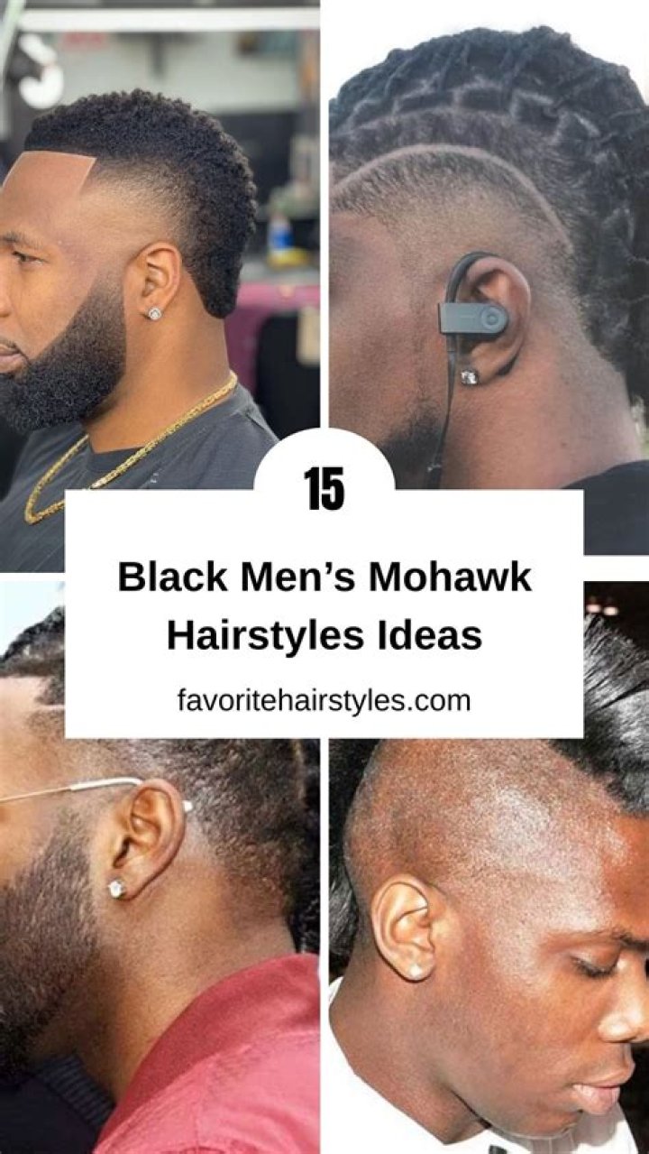 Exploring the Trendy Black Men's Mohawk Hairstyles