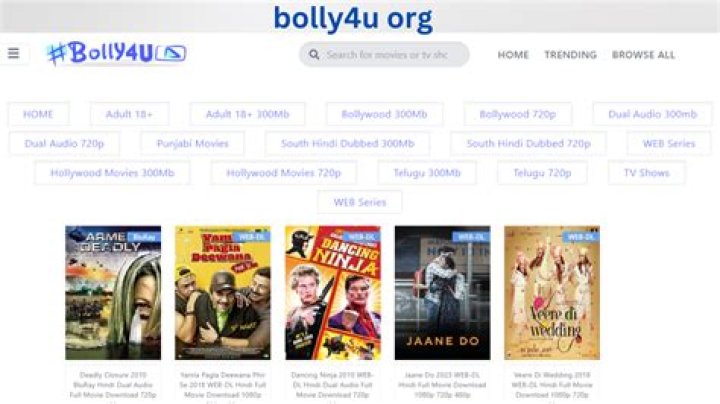 Bolly4UOrg: Your Ultimate Gateway to Bollywood Movies and Entertainment