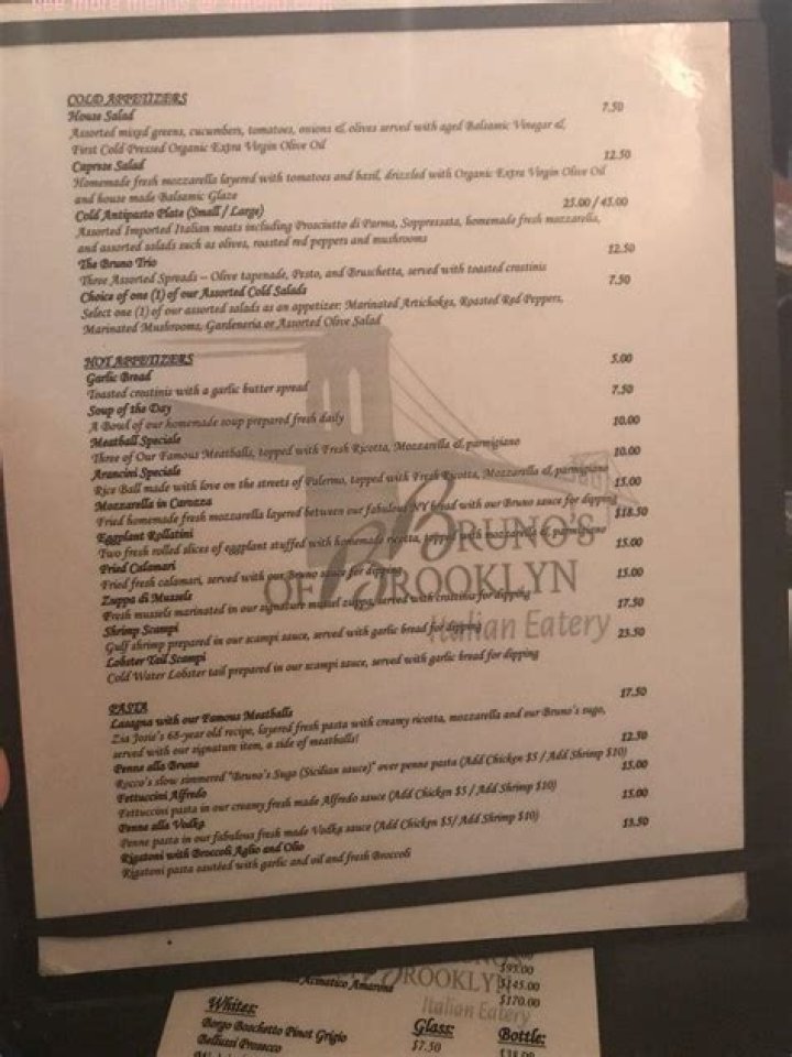 Brunos of Brooklyn Menu: A Culinary Journey Through New York's Finest Deli