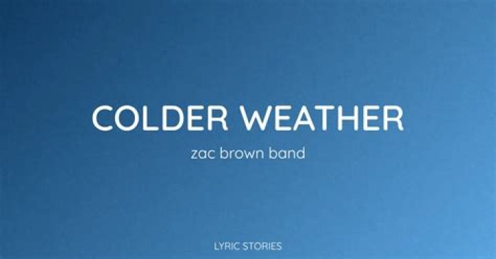Colder Weather Song: A Deep Dive into the Melodic Heart of Winter