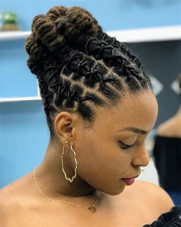 Creative and Chic Short Loc Updo Styles for Every Occasion
