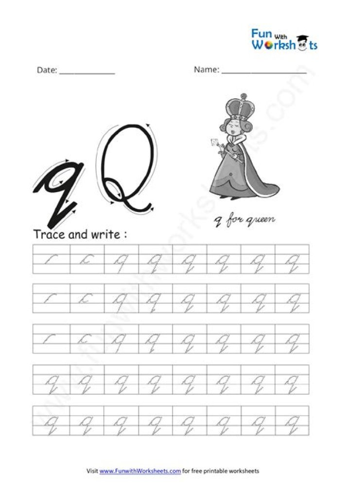 Cursive Q: The Elegant Loop of Handwritten Artistry