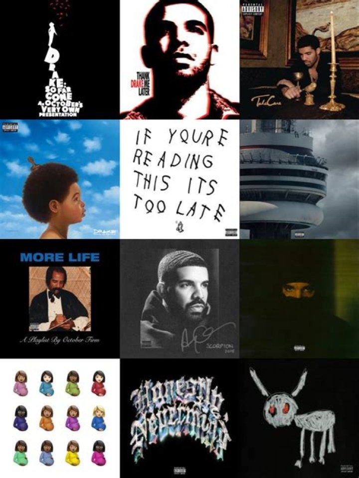 Exploring Drake's Iconic Album Covers: A Visual Journey Through His Music