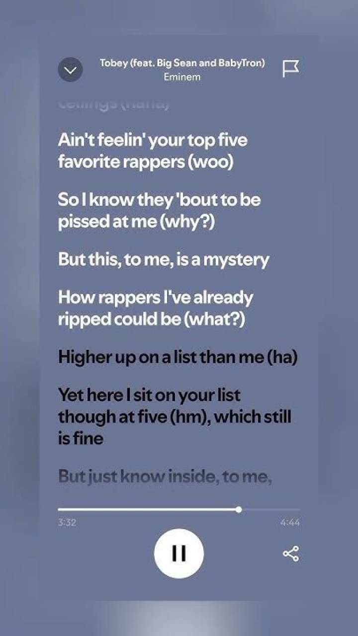 Eminem Tobey Lyrics: A Deep Dive into the Storytelling Genius