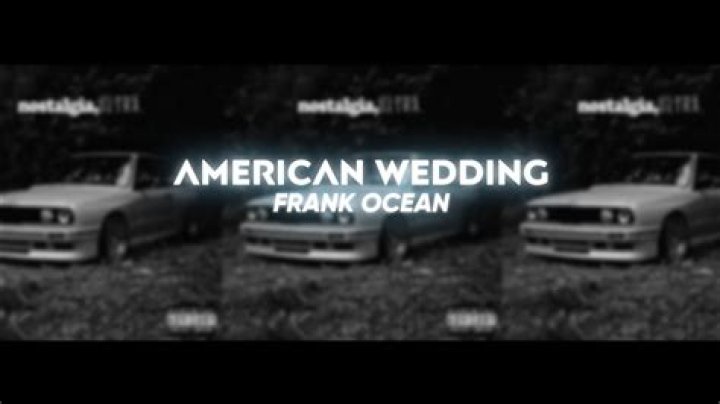 Frank Ocean's "American Wedding": A Deep Dive into the Song's Meaning and Impact