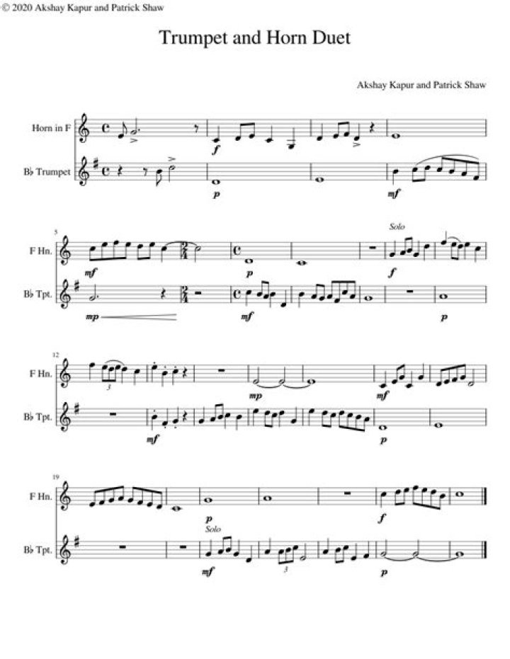 The Ultimate Guide to French Horn and Trumpet Duets
