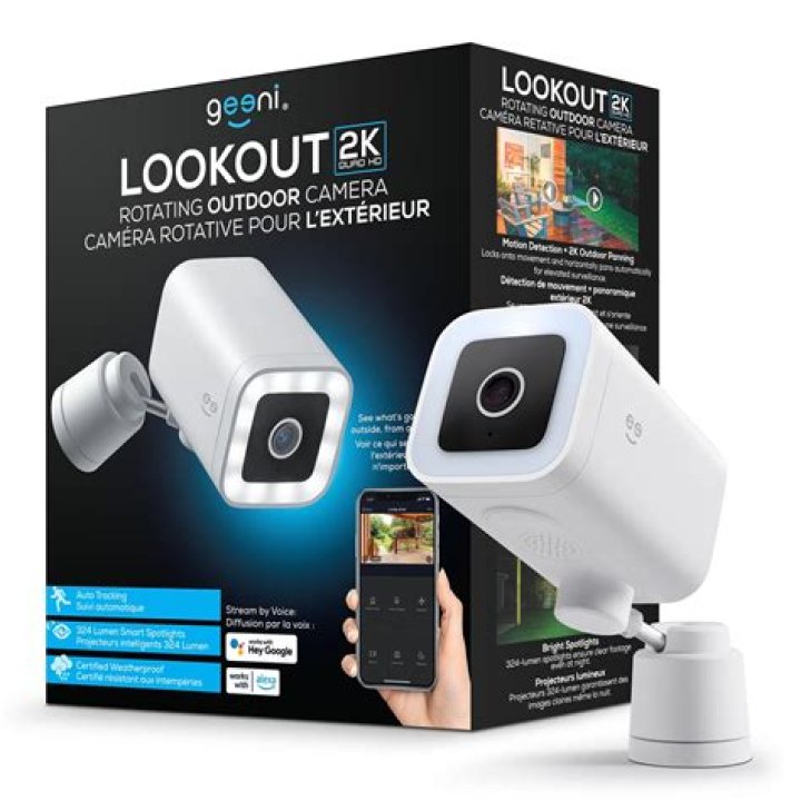 Geeni Lookout 2K Outdoor Auto-Follow Camera: The Ultimate Smart Security Solution