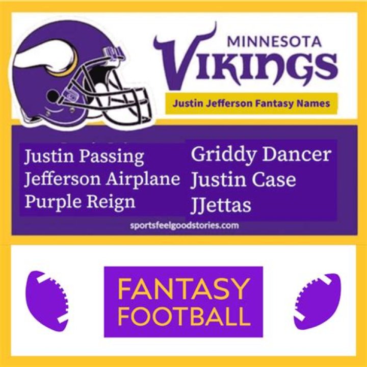 Creating Unique Fantasy Names for Justin Jefferson