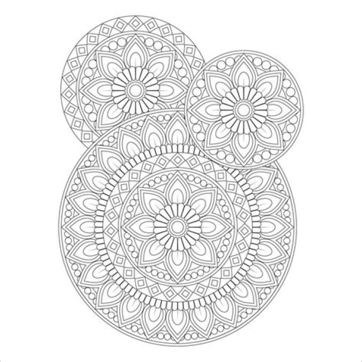 Exploring the Happy Color App: Mandalas in Black and White