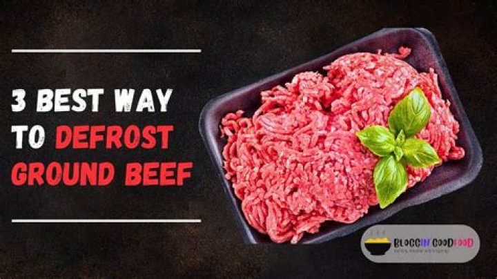 Mastering the Art of Defrosting Frozen Ground Beef: Your Ultimate Guide