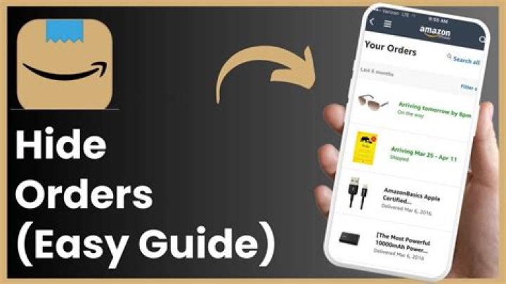 How to Hide Orders on Amazon App: A Complete Guide