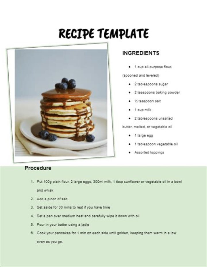 How to Insert a Recipe Template in Google Docs: A Step-by-Step Guide