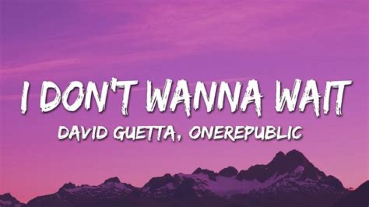 Unveiling the Meaning Behind "I Don't Want to Wait" Lyrics