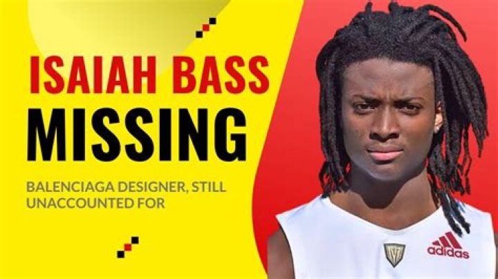 Isaiah Bass Missing: Unraveling the Mystery and Impact of His Disappearance