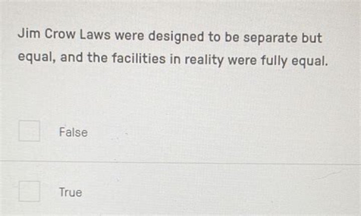 Understanding the Intent Behind Jim Crow Laws