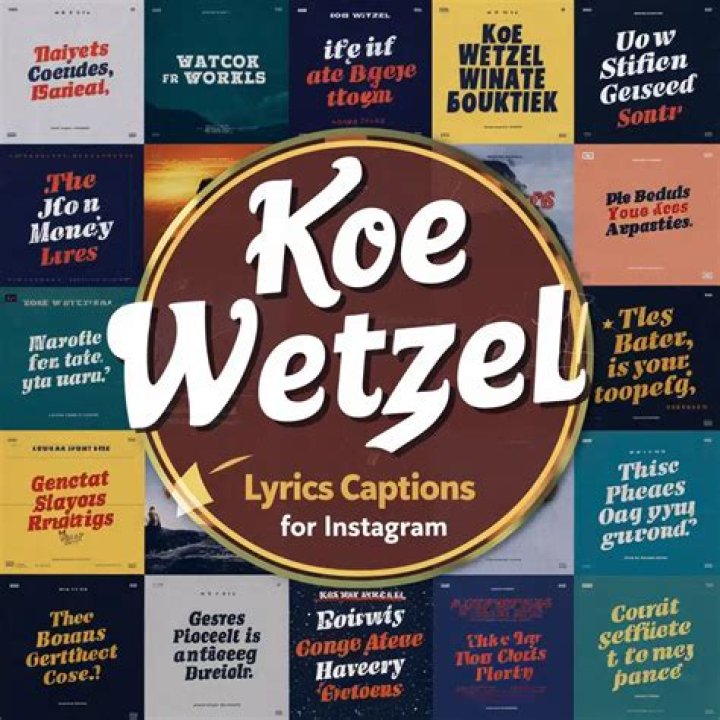 Koe Wetzel Lyrics for Captions: Capturing Emotions Through Words