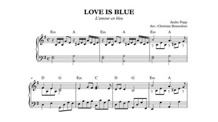 Love is Blue: The Timeless Classic and Its Impact on Music