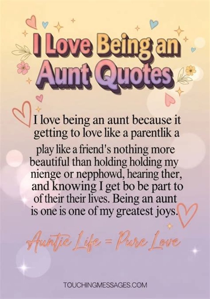 Loving Aunt: Celebrating the Unconditional Love and Influence in Our Lives