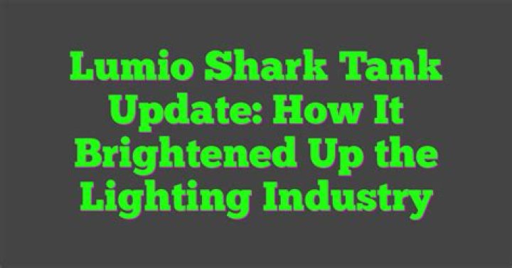 Latest Developments in Lumio's Journey Post-Shark Tank