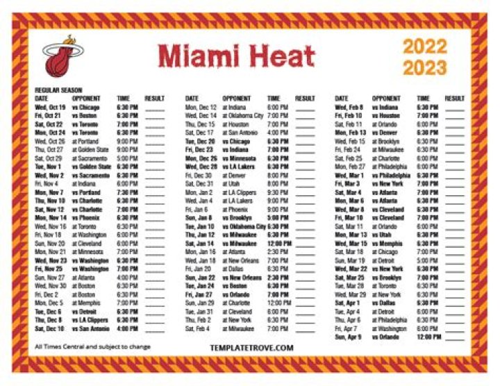 Miami Heat Schedule: Your Complete Guide to the 2023 NBA Season
