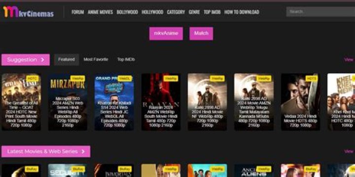 MKVCinemas Top: The Ultimate Destination for Movie Enthusiasts
