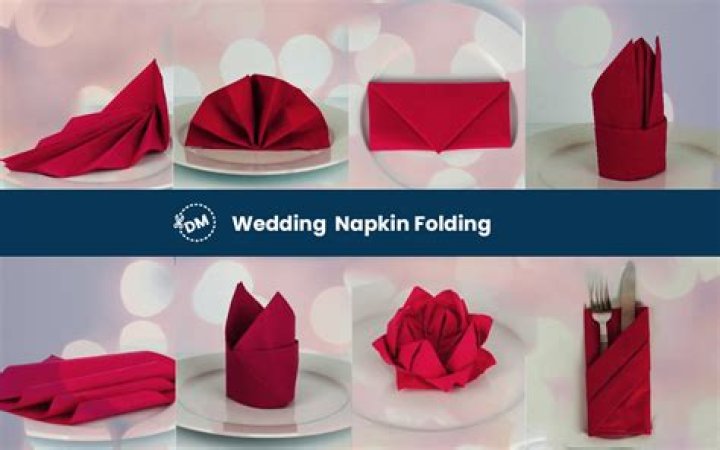 Napkins Folded for Wedding: Creative Ideas to Elevate Your Reception