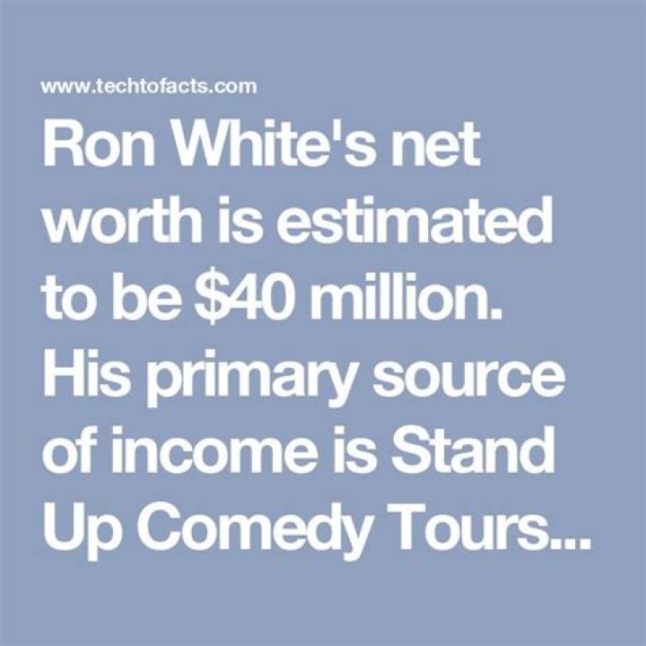 Ron White Net Worth: A Comprehensive Look at the Comedian's Wealth