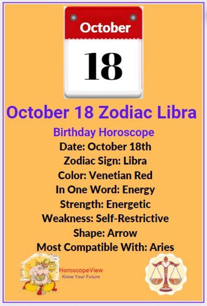 October 18 Zodiac: Unveiling the Secrets of Libra's Unique Personality