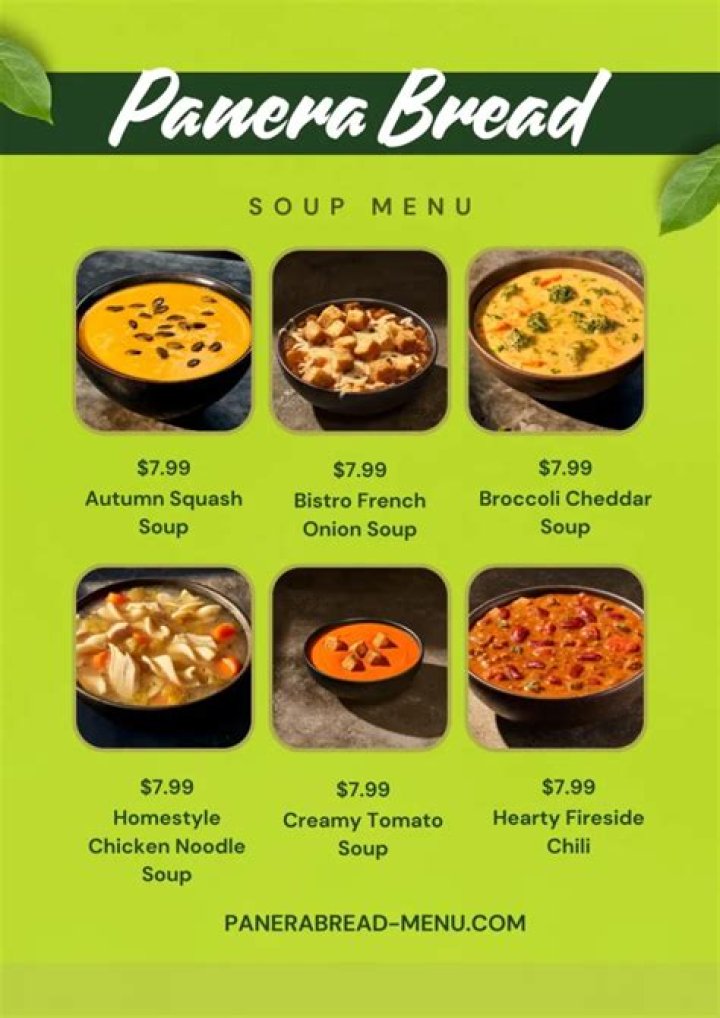 Discovering the Delicious World of Panera Bread Menu Soup