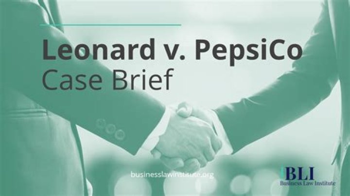 PepsiCo Takes on Leonard: The Battle for Brand Supremacy