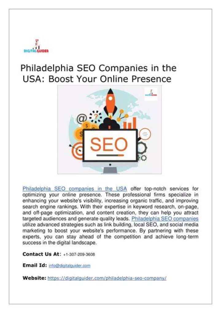 Philadelphia SEO Companies: Your Key to Digital Success