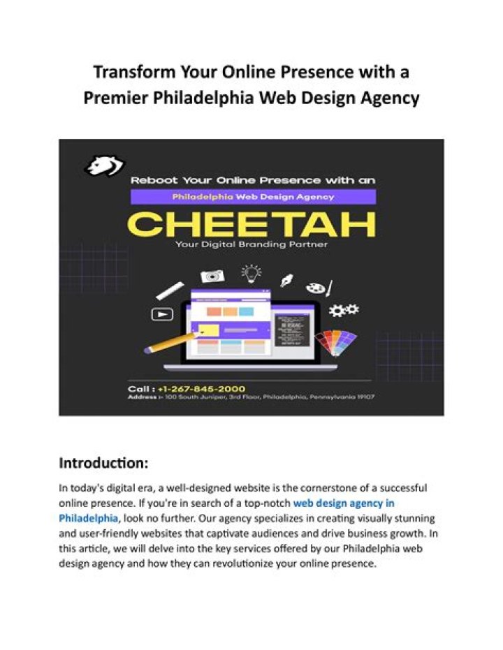 Philadelphia Web Design Agency: Your Ultimate Guide to Building a Stellar Online Presence