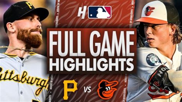 Pittsburgh Pirates vs Baltimore Orioles Match Player Stats