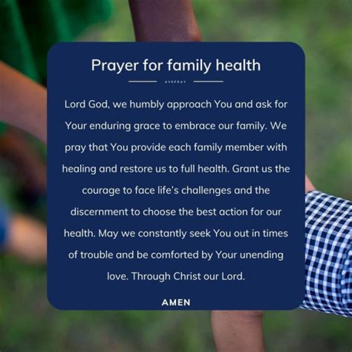 Prayer for Healing of Family Member: Finding Strength in Faith