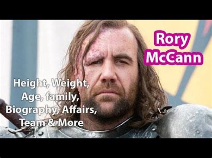 Rory McCann Height and Weight: All You Need to Know About the Game of Thrones Star