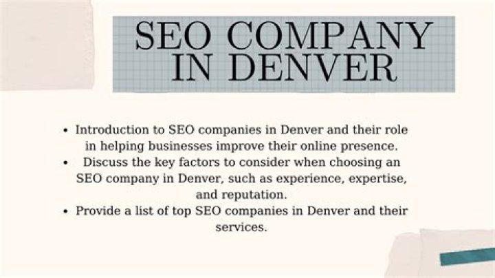 Top SEO Company in Denver: Your Ultimate Guide to Boosting Online Visibility