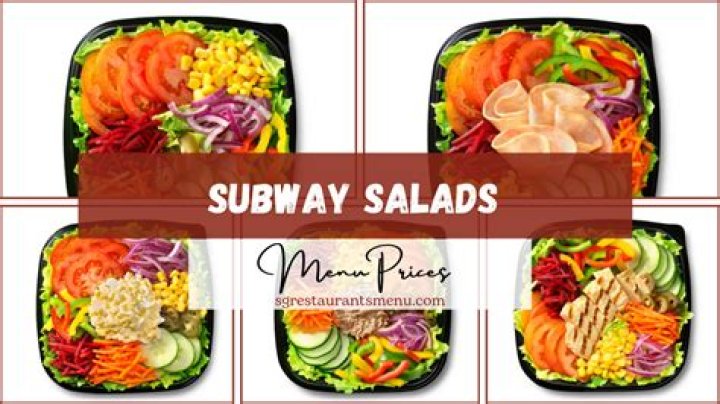 Discovering the Freshness: The Ultimate Subway Salads Menu