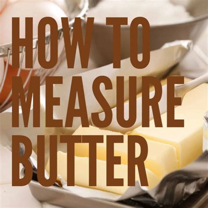 Three Steps of How to Measure Butter Accurately