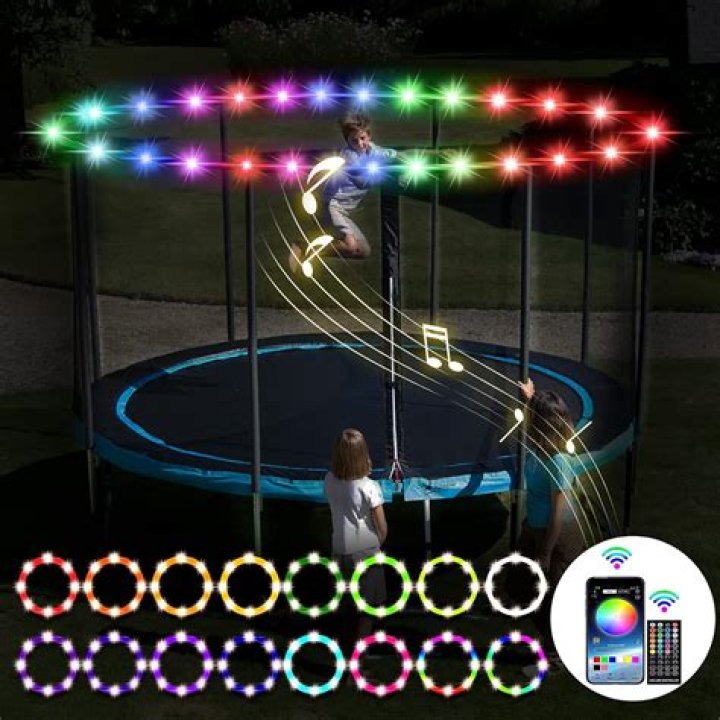 Glow in the Dark: The Magic of Trampoline Lights