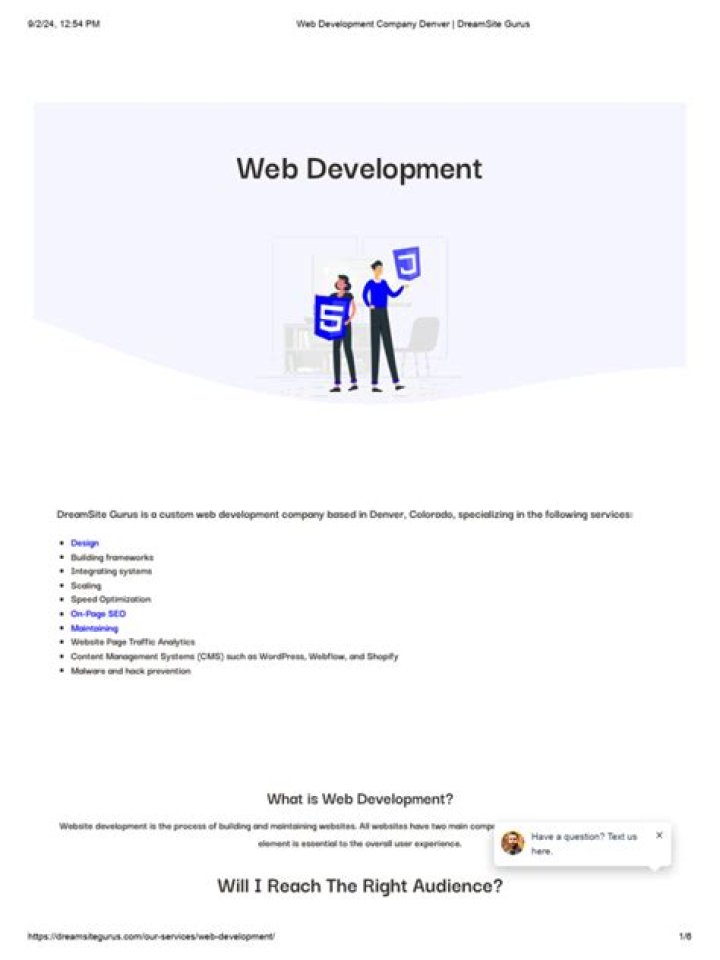 Top Web Development Company in Denver: Your Ultimate Guide