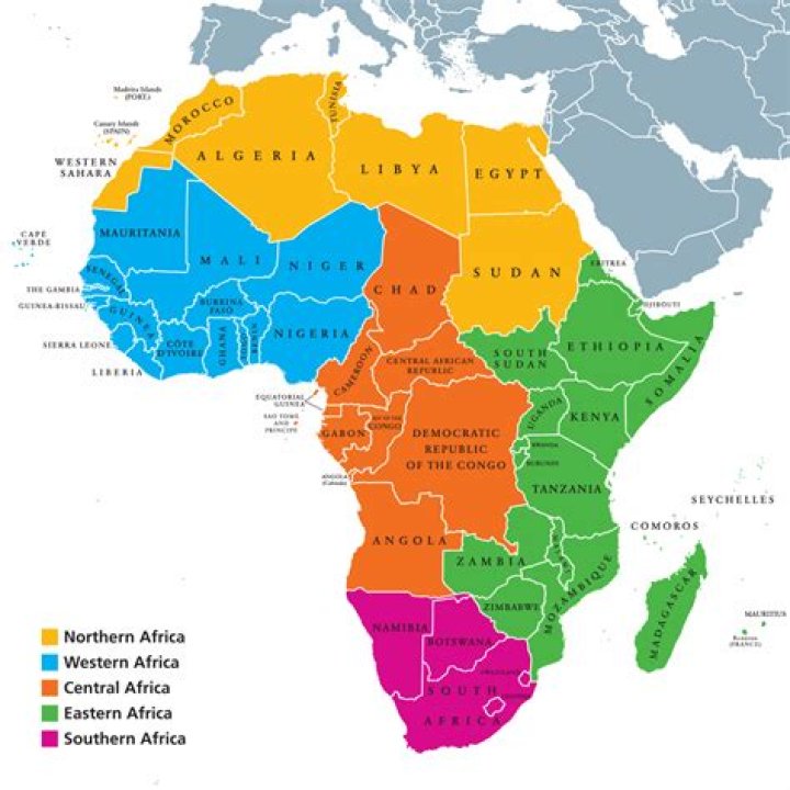 What Countries Are North of Africa?